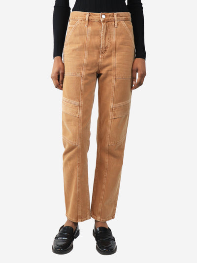 Brown cargo jeans - size UK 6 Trousers Agolde 