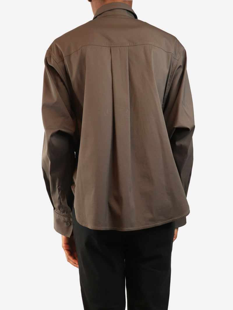 Brown dress shirt - size XS Tops Brunello Cucinelli 