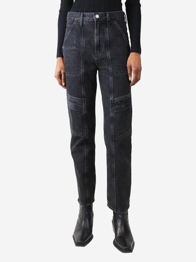 Black high waisted jeans - size UK 6 Trousers Agolde 