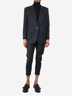 Dark grey wool check two-piece suit set - size UK 6 Sets Isabel Marant Etoile 