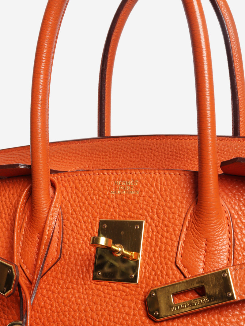 Orange 2004 Birkin 30 bag Cross-body Bags Hermes 