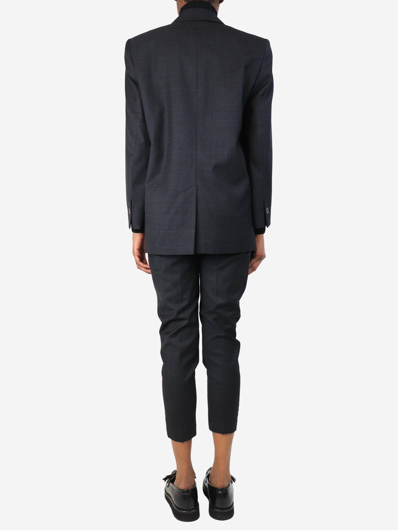 Dark grey wool check two-piece suit set - size UK 6 Sets Isabel Marant Etoile 