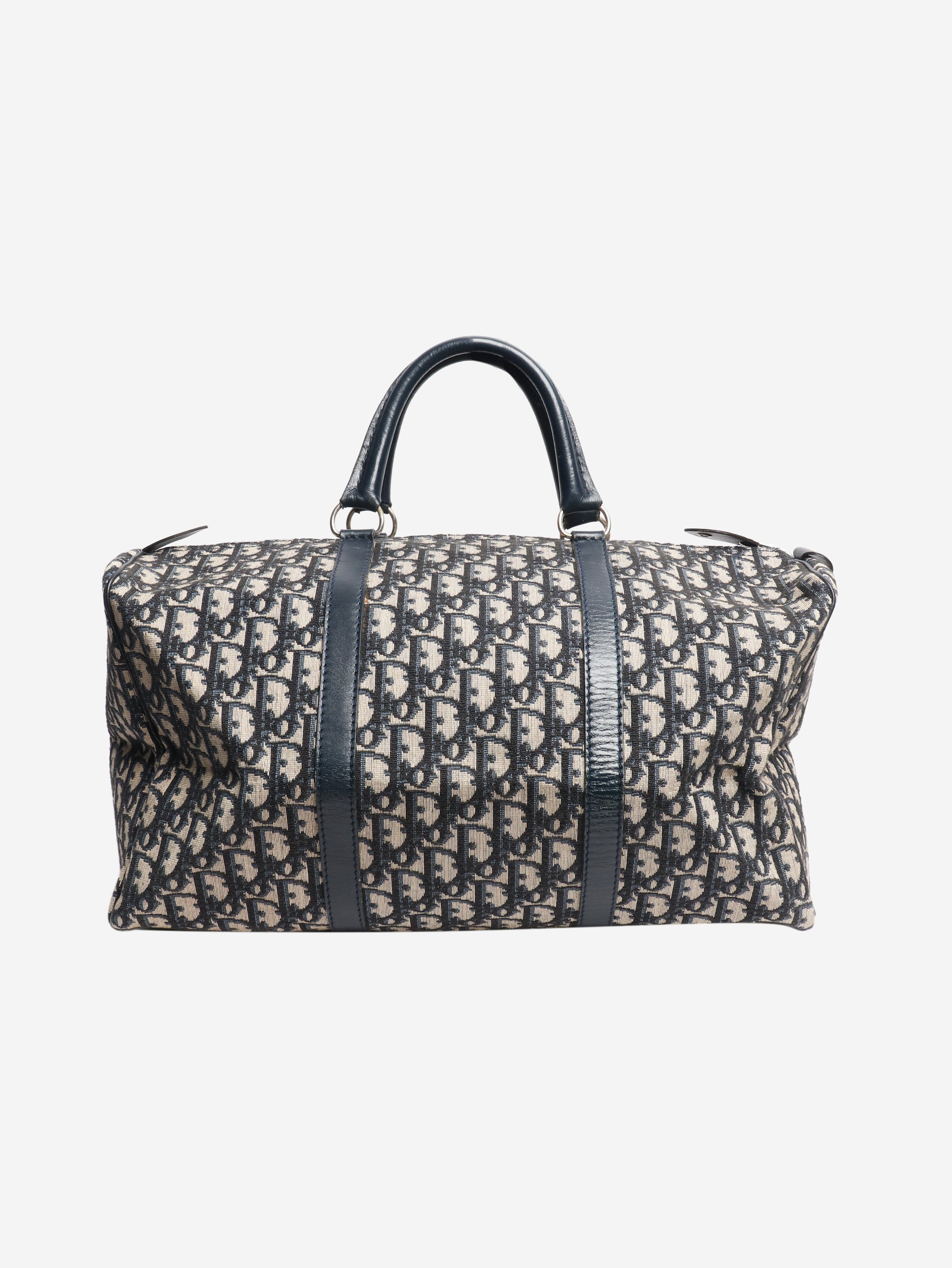 Blue vintage Trotter Boston bag Luggage & Travel Bags Dior 