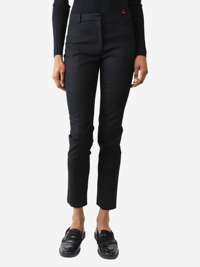 Black stretch skinny trousers - size UK 4 Trousers Alexander McQueen 