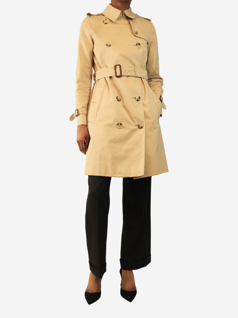Beige Kensington trench coat - size UK 4 Coats & Jackets Burberry 