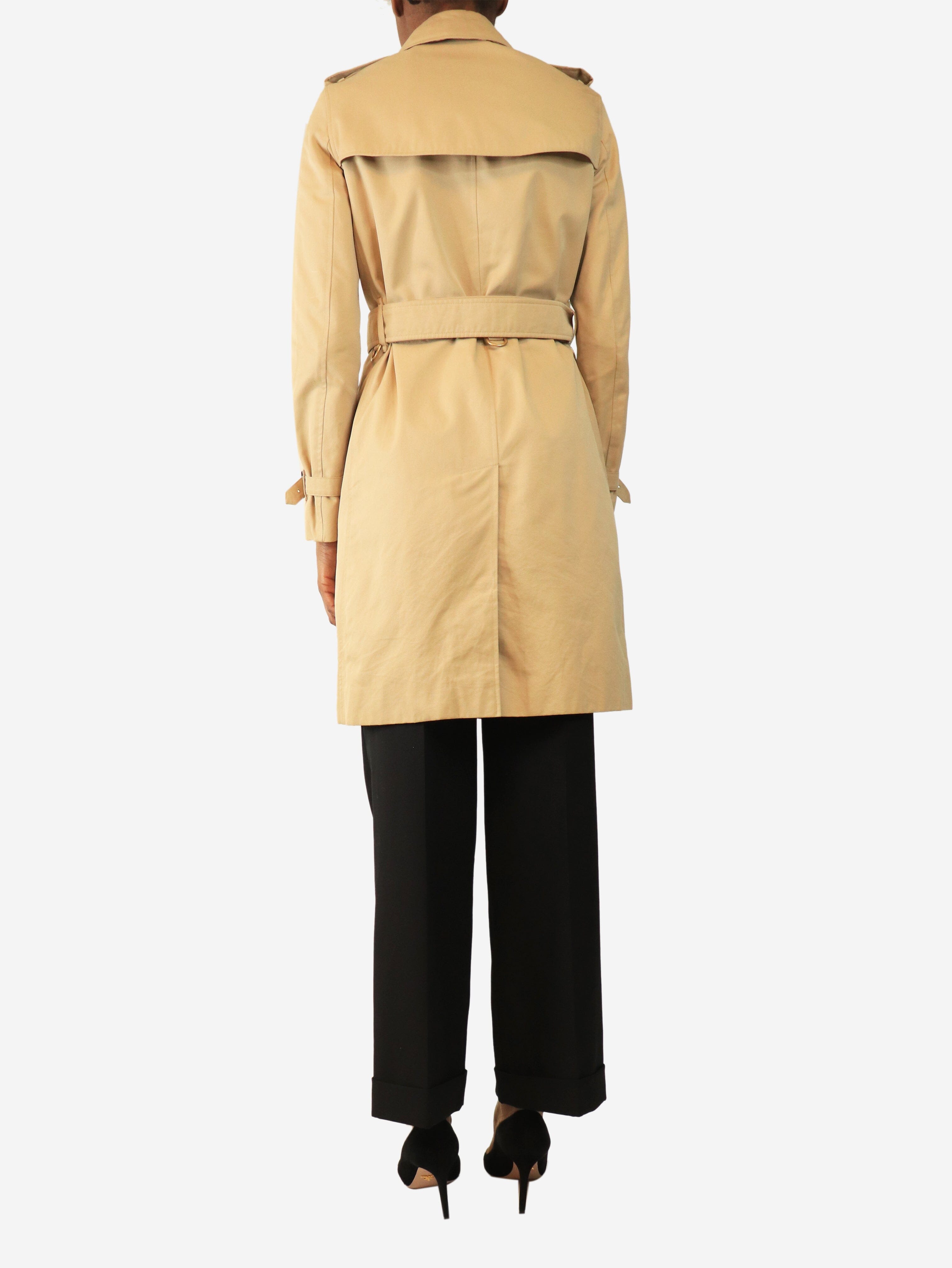 Beige Kensington trench coat - size UK 4 Coats & Jackets Burberry 