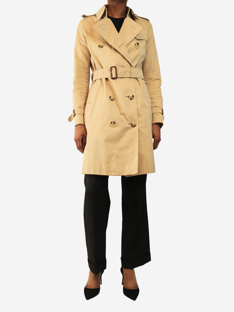 Beige Kensington trench coat - size UK 4 Coats & Jackets Burberry 