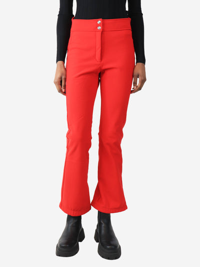 Red ski pants - size UK 8 Trousers Fusalp 