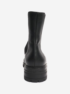 Gianvito Rossi Black Chelsea leather ankle boots - size EU 40