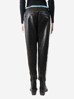 Black leather trousers - size UK 6 Trousers Rag & Bone 