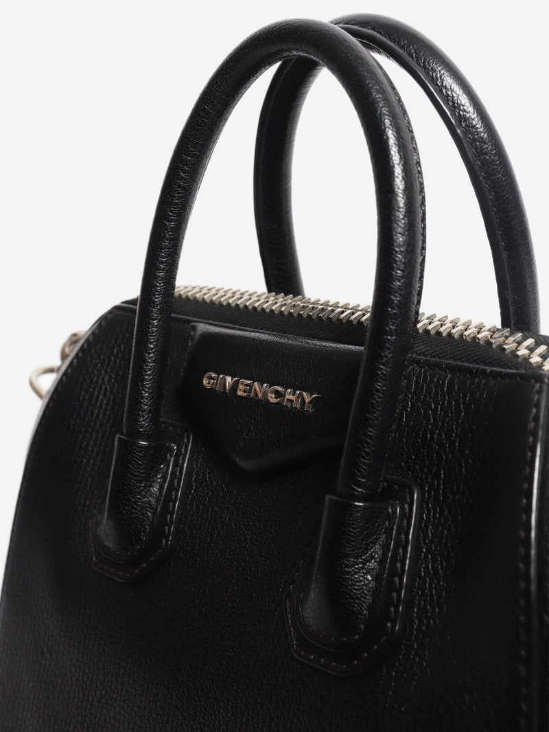 Black leather Antigona mini bag Cross-body bags Givenchy 