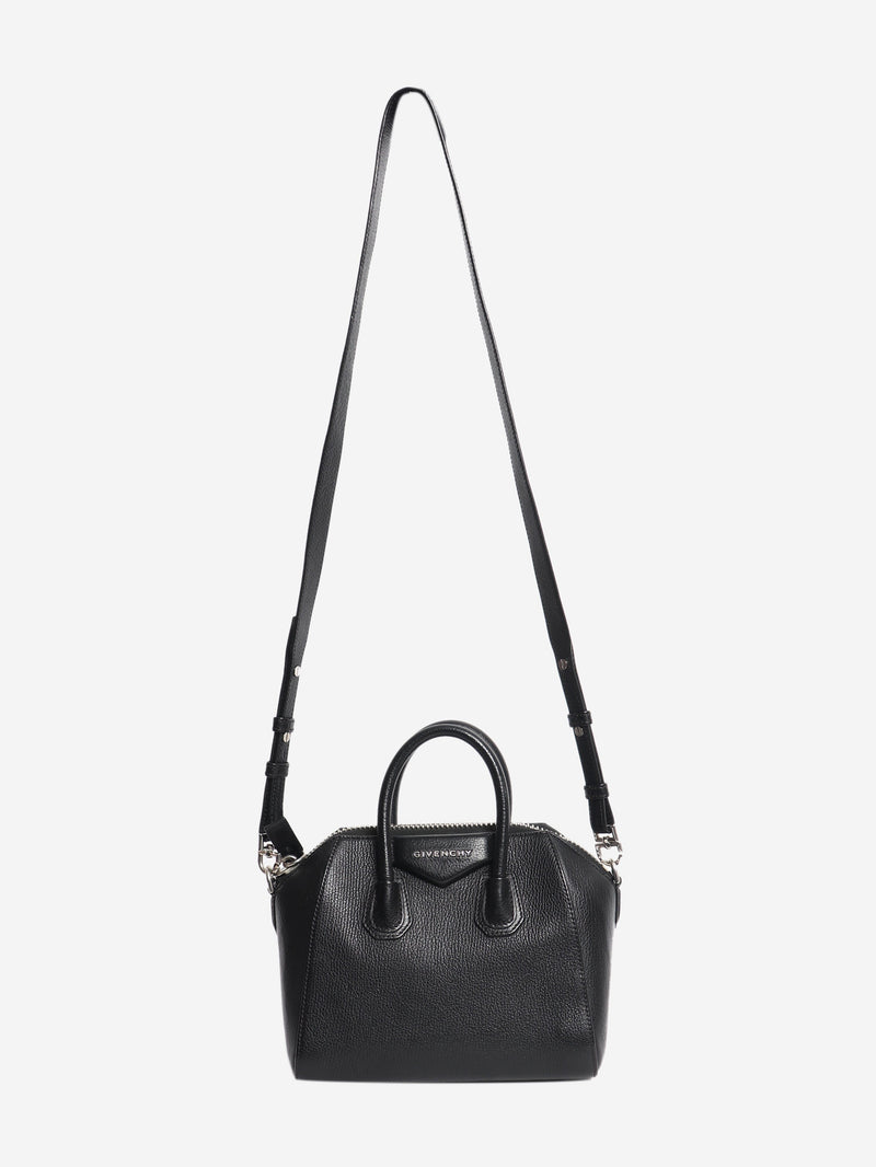 Black leather Antigona mini bag Cross-body bags Givenchy 