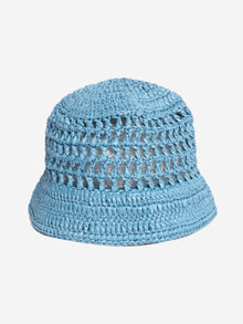Blue crochet bucket hat - size S Hats Prada 