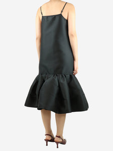 Marques / Almeida Marques / Almeida Black sleeveless ruffle midi dress - size S