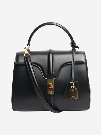 Black small 16 leather shoulder bag Shoulder bags Celine 