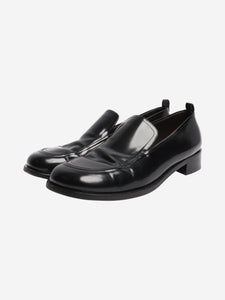 The Row Black patent leather loafers - size EU 40.5