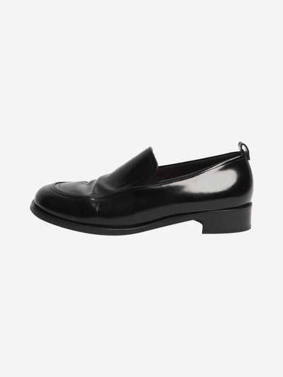 Black patent leather loafers - size EU 40.5 Flat Shoes The Row 