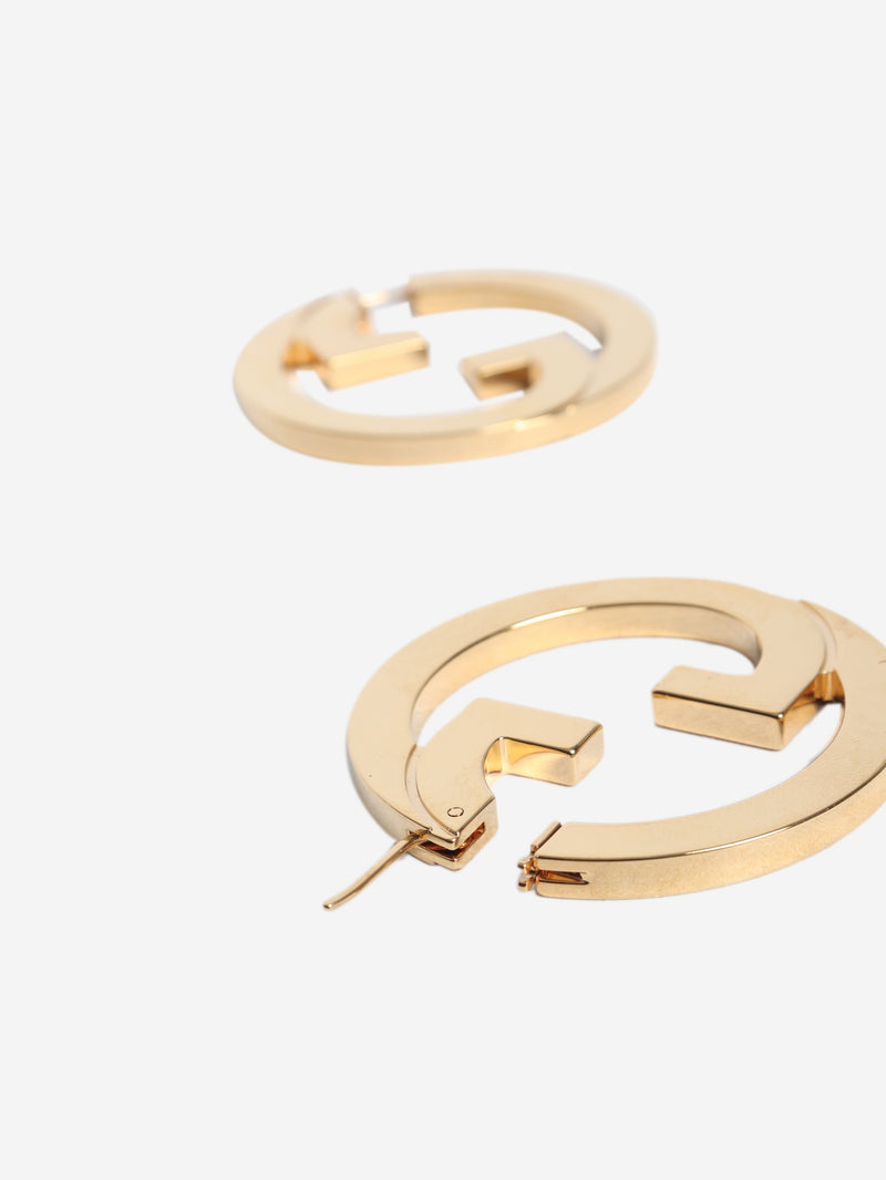 18k Yellow gold Interlocking G earrings Earrings Gucci 