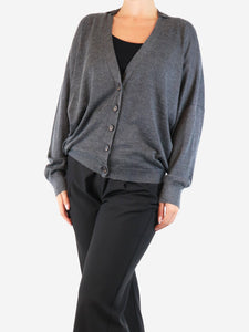 Brunello Cucinelli Grey cashmere cardigan - size