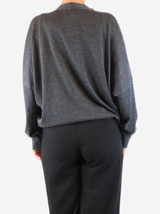 Brunello Cucinelli Grey cashmere cardigan - size