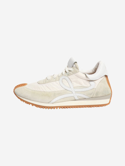 Neutral Flow nylon and suede trainers - size EU 41 Trainers Loewe 