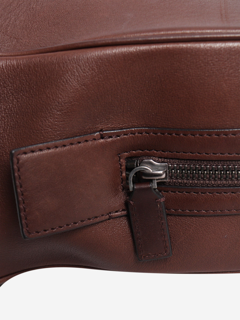 Dark chocolate Domino bag Shoulder bags The Row 