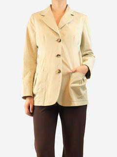 Neutral lightweight shell jacket - size UK 10 Coats & Jackets Etro 
