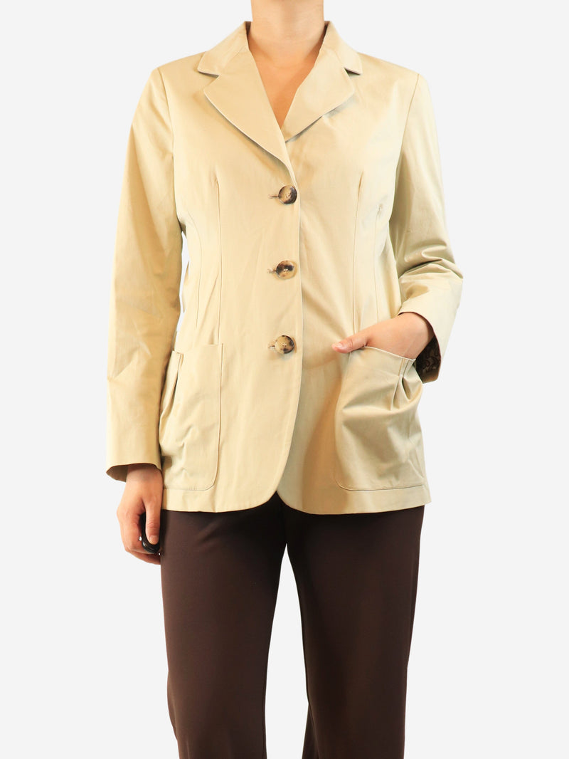 Neutral lightweight shell jacket - size UK 10 Coats & Jackets Etro 
