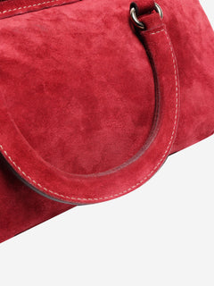 Vintage 2002 Burgundy suede shoulder bag Bags Prada 
