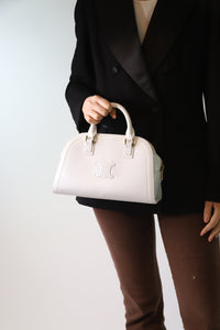 Celine White leather handbag