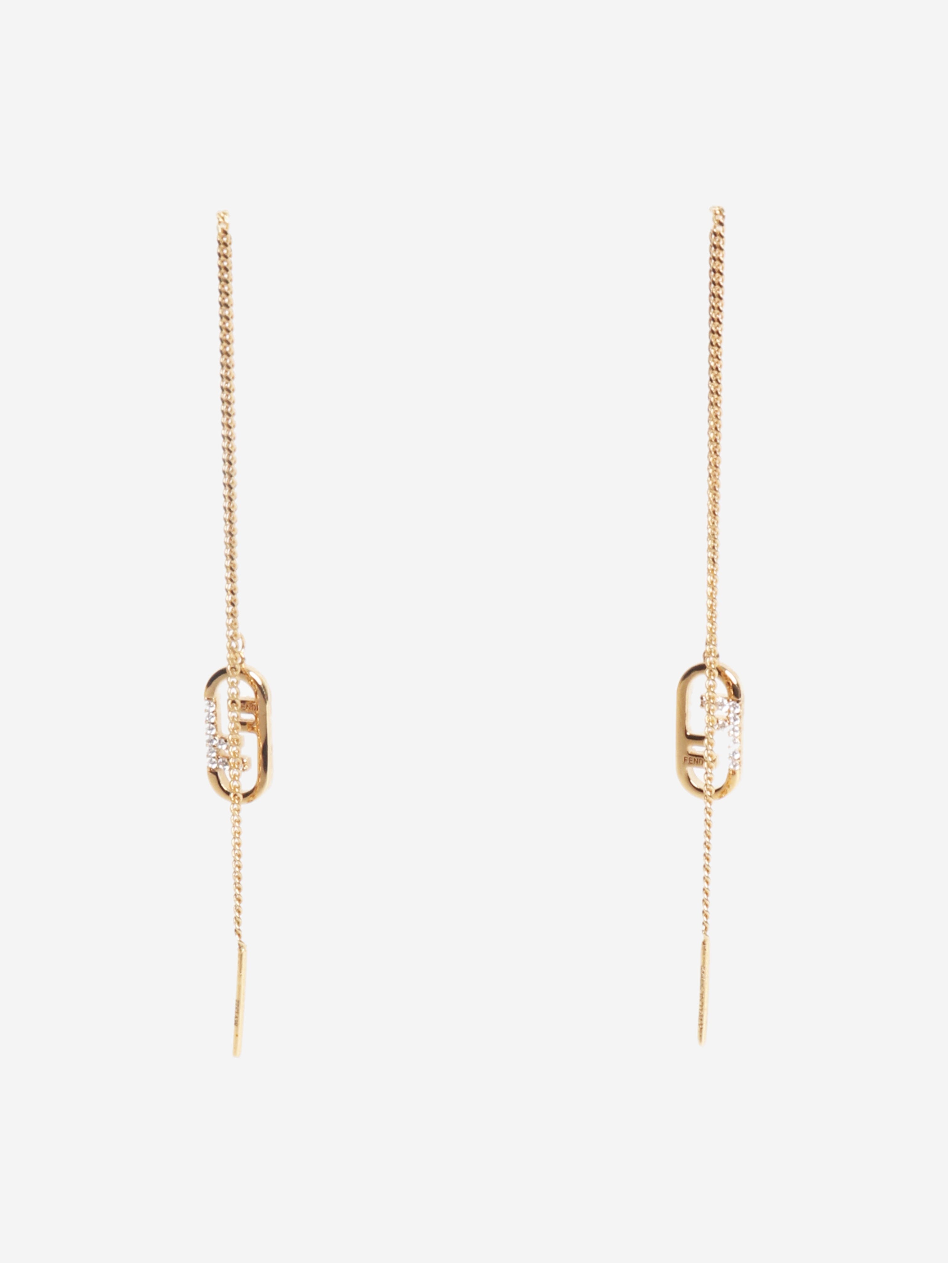 Gold O'Lock dangle earrings Earrings Fendi 