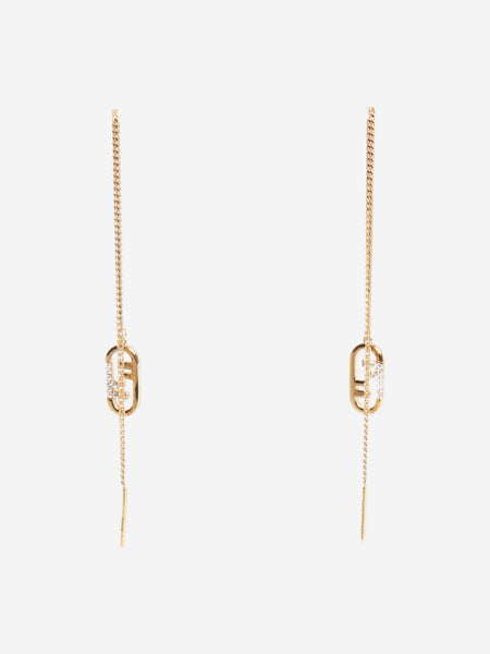 Gold O'Lock dangle earrings product image