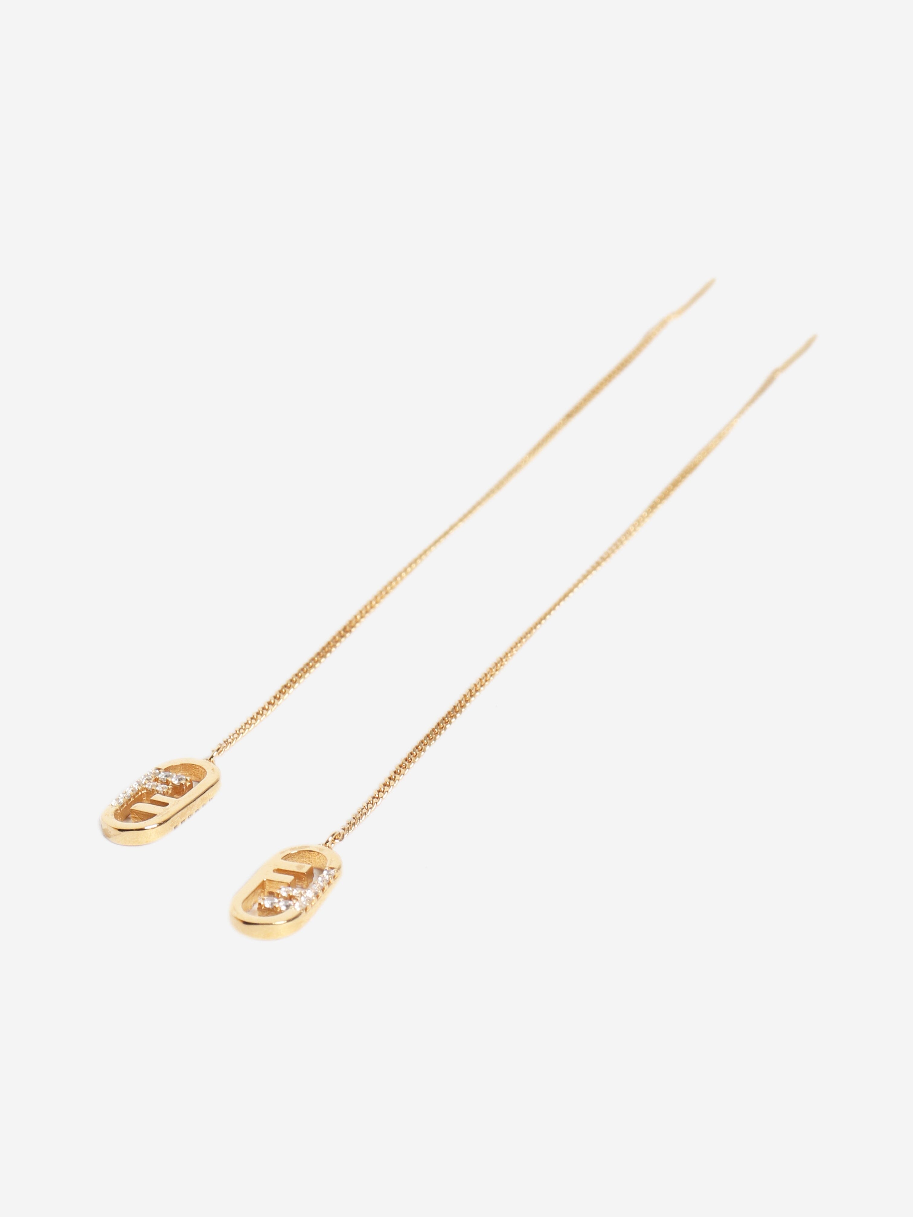 Gold O'Lock dangle earrings Earrings Fendi 