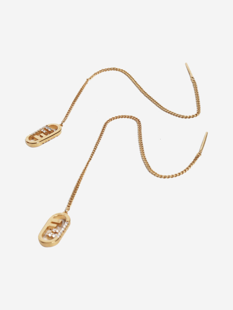 Gold O'Lock dangle earrings Earrings Fendi 