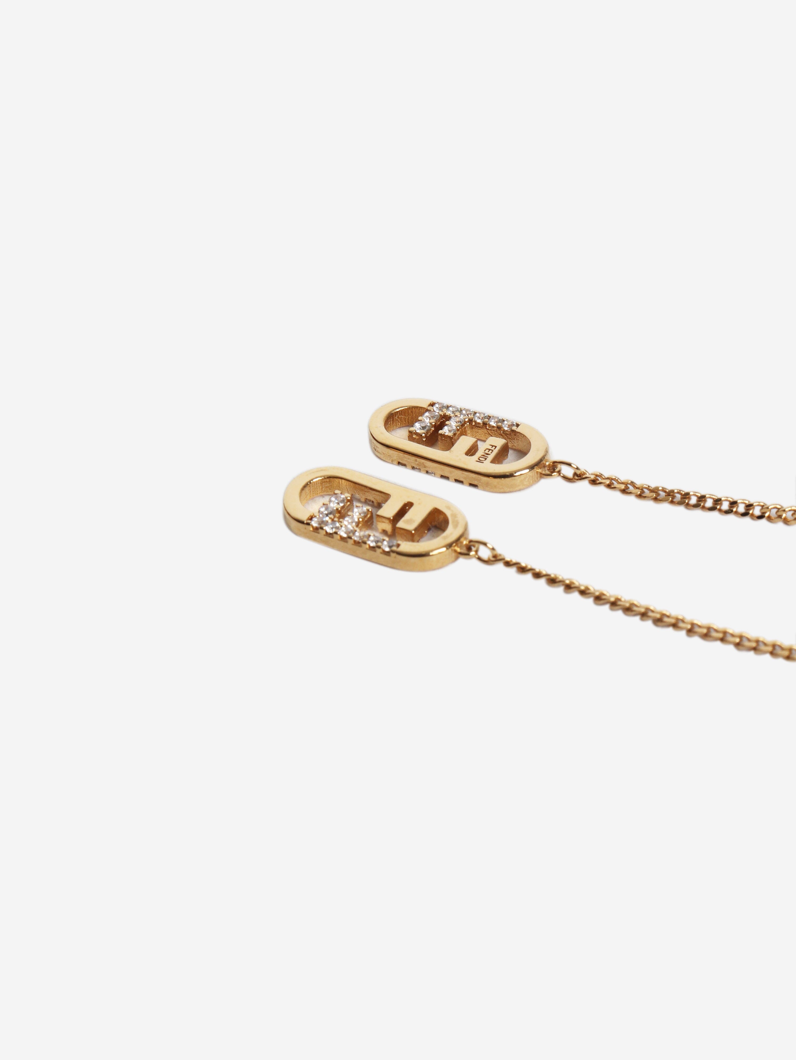 Gold O'Lock dangle earrings Earrings Fendi 