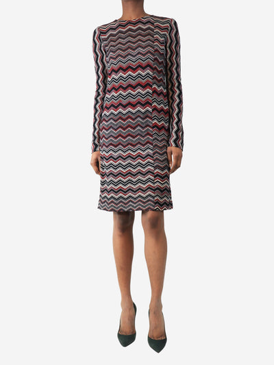 Black lurex mini dress - size UK 6 Dresses Missoni 