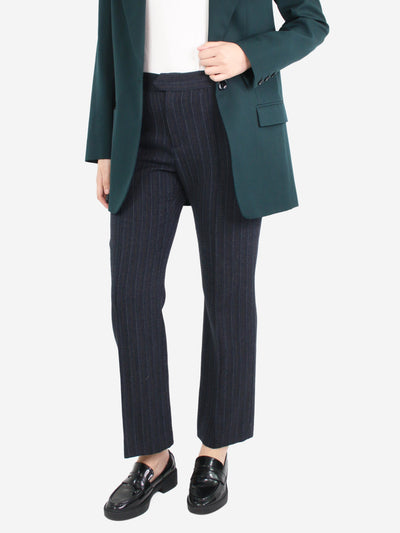 Blue straight leg wool-blend pinstripe trousers - size FR 38 Trousers Isabel Marant 
