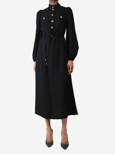 Black utility midi dress - size UK 8 Dresses Zimmermann 
