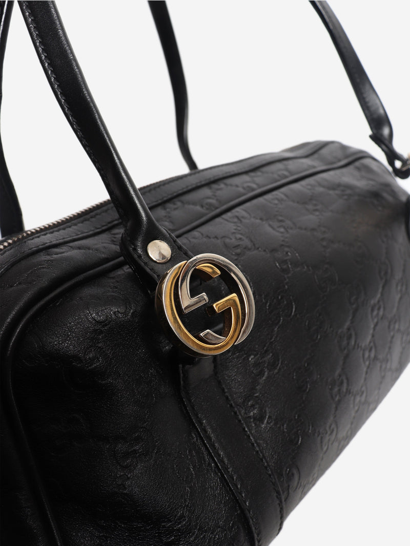 Black Guccissima shoulder bag Bags Gucci 