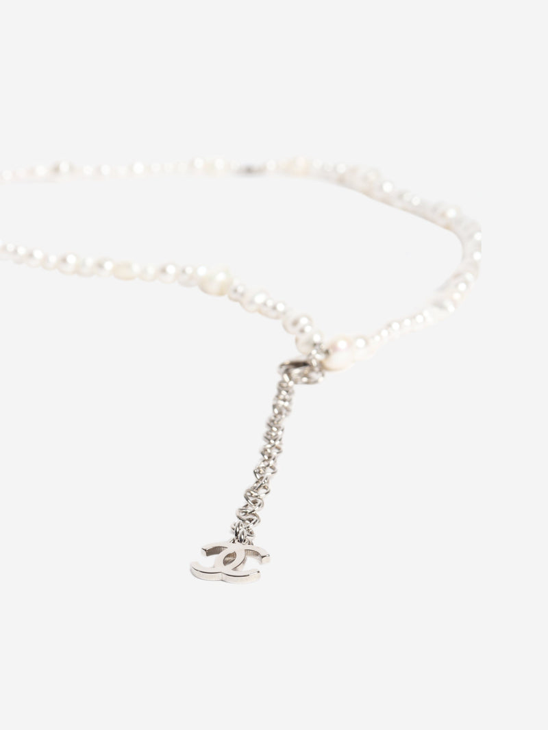 White CC faux-pearl necklace Necklaces Chanel 