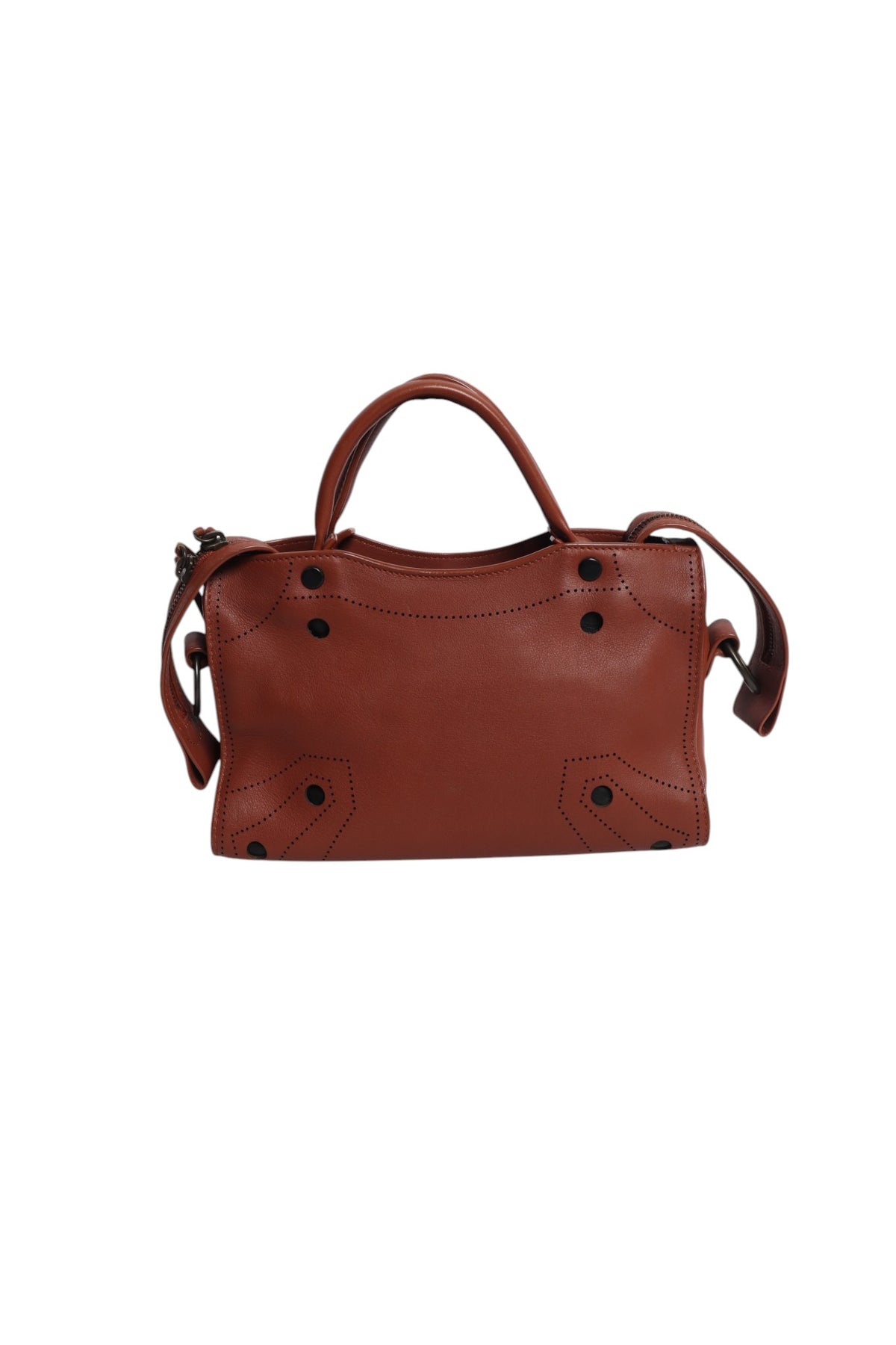Brown mini City bag