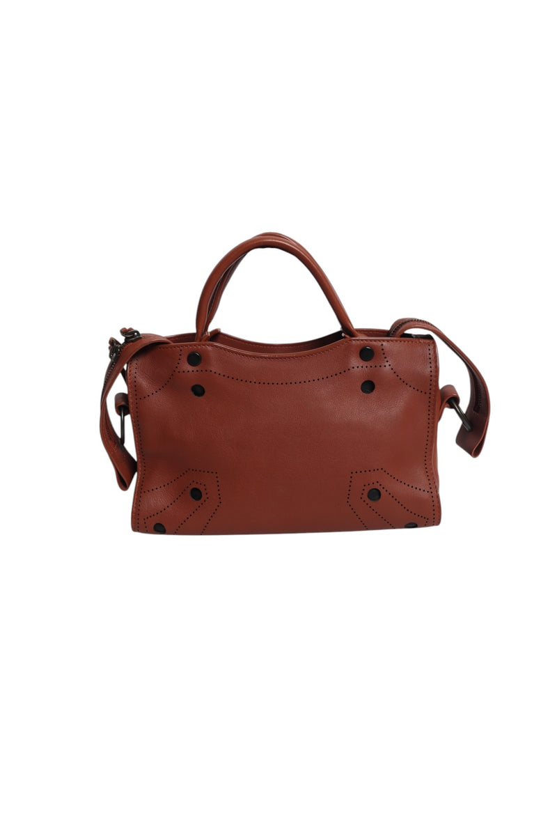 Brown mini City bag