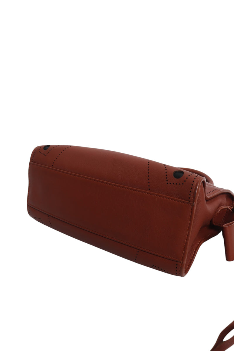Brown mini City bag