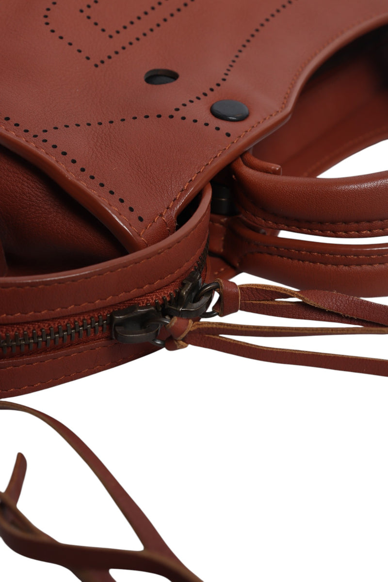 Brown mini City bag