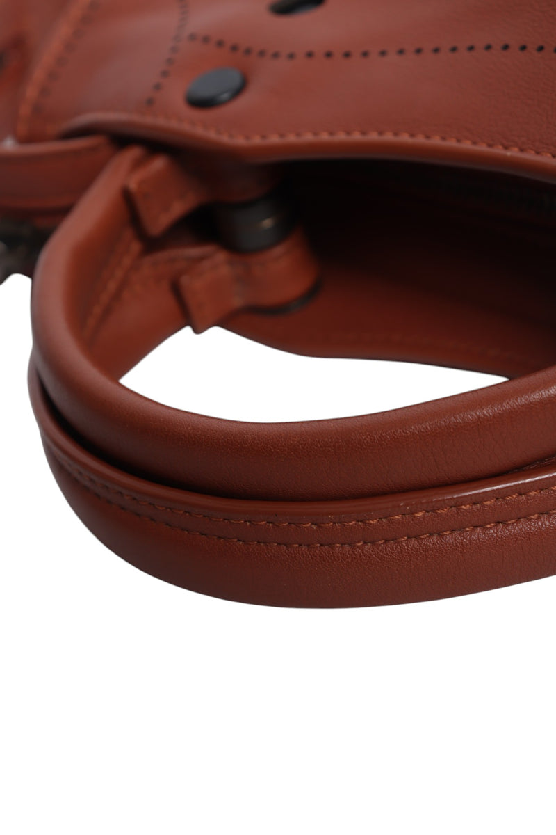 Brown mini City bag