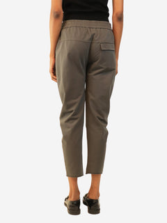 Grey drawstring trousers - size S