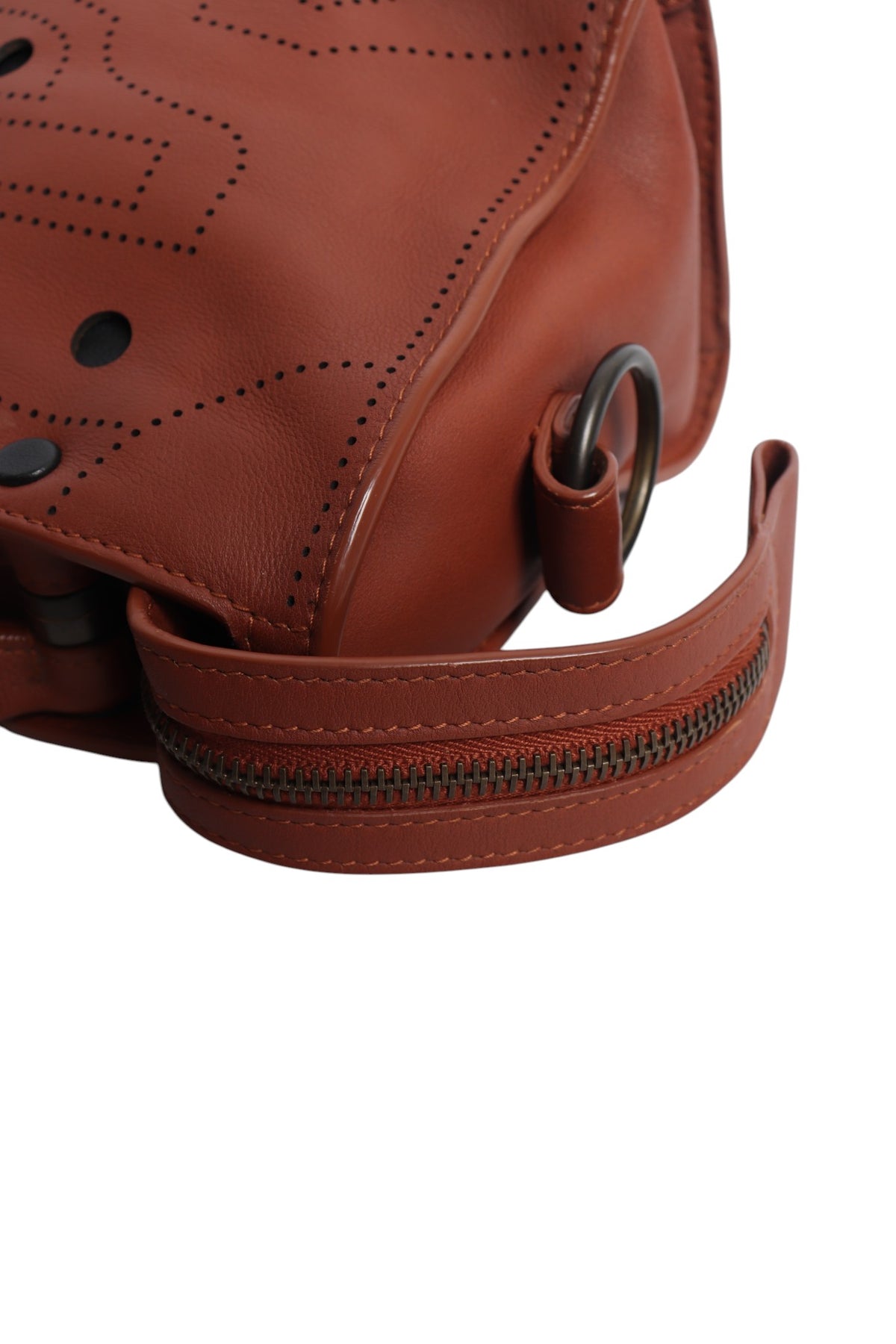 Brown mini City bag