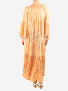 Orange striped cotton-blend maxi dress - size M Dresses Lisa Marie Fernandez 