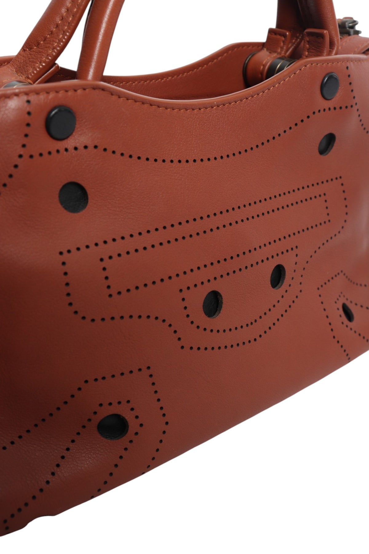 Brown mini City bag