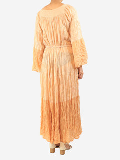 Orange striped cotton-blend maxi dress - size M Dresses Lisa Marie Fernandez 